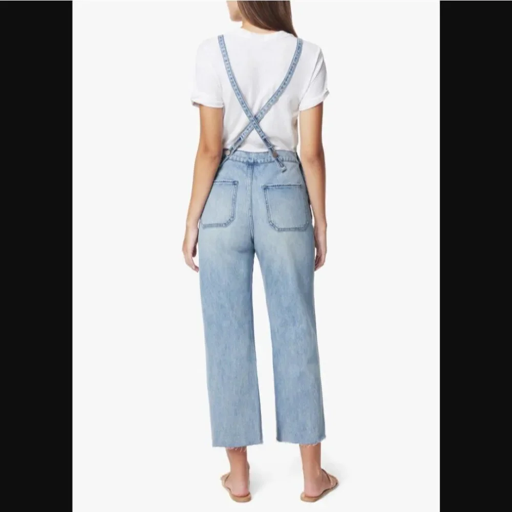 Joe's Captivate The Wide Leg High Rise Overall Jea - Picture 2 of 16